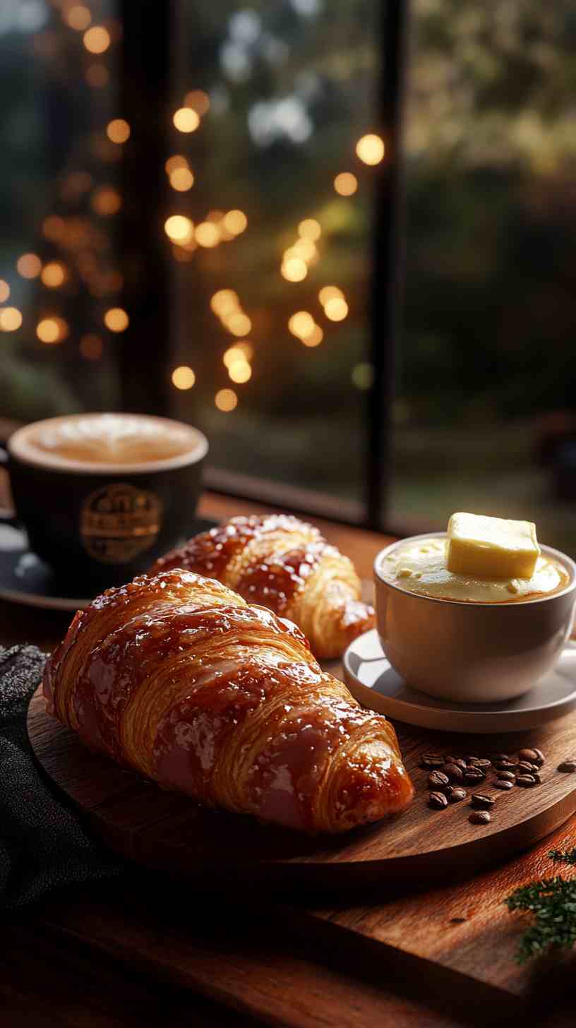 Honey-Glazed Ham Croissants