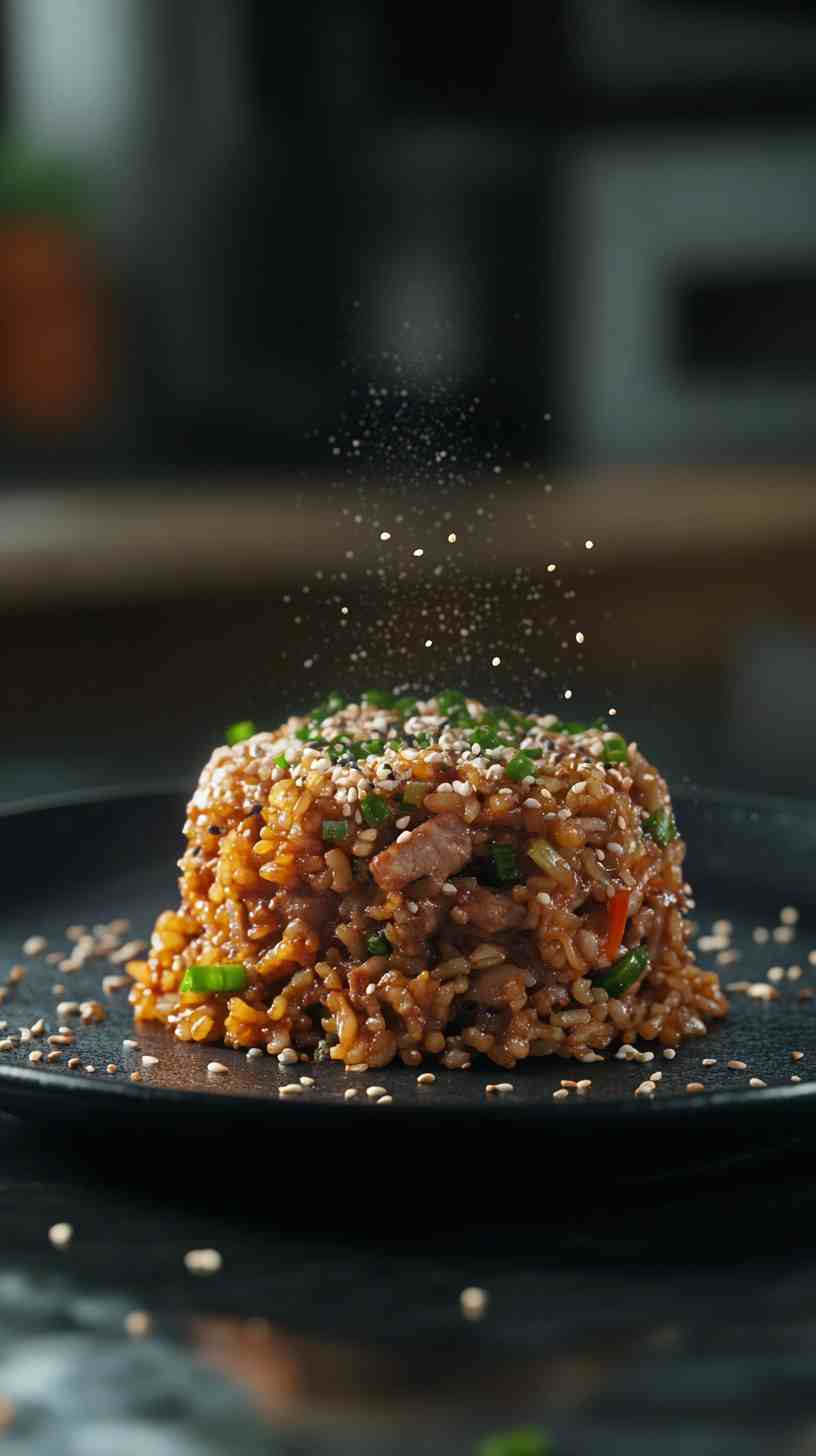 Lean Beef & Brown Rice Stir-Fry Gym Meal