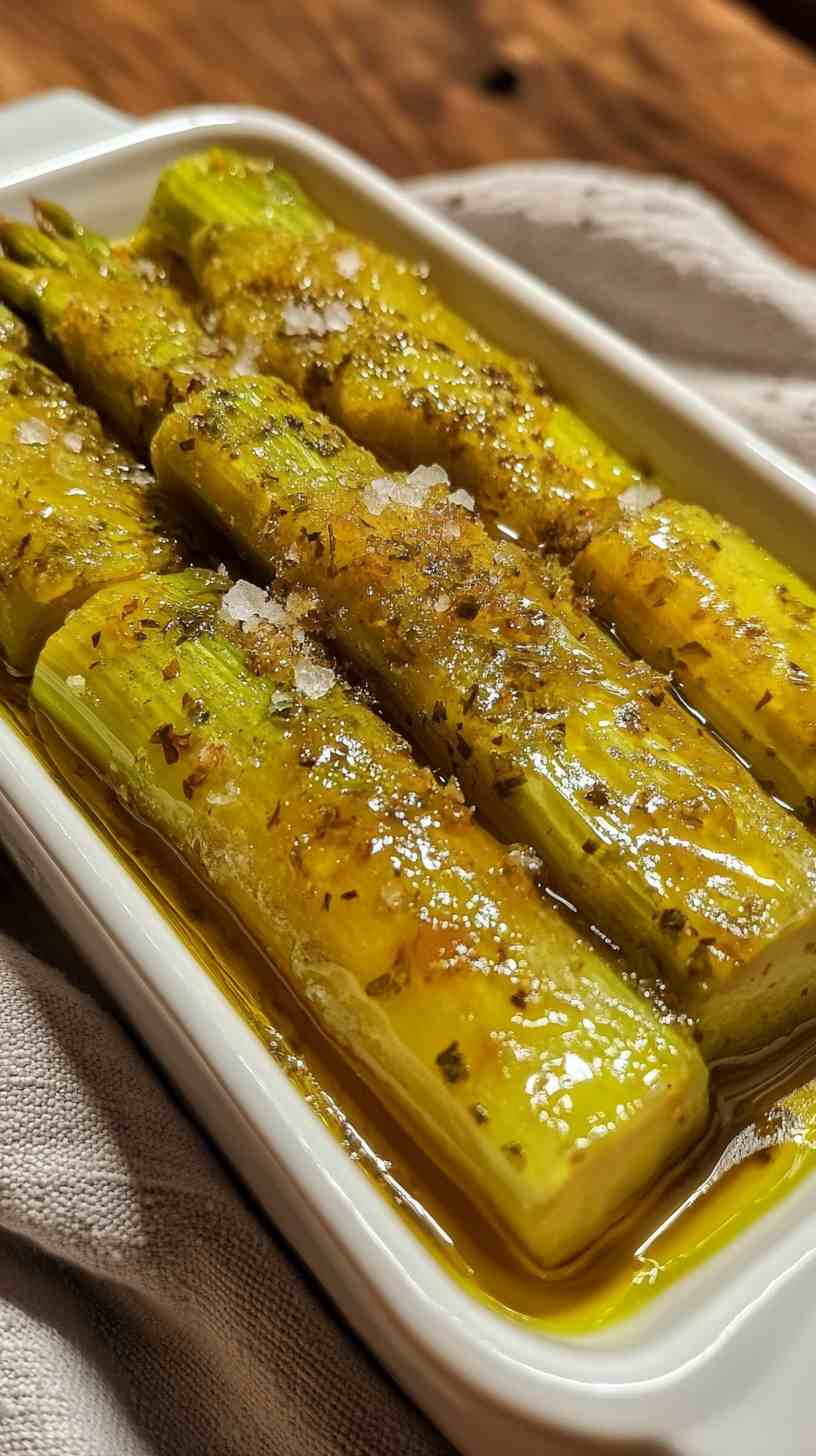 Lemon Garlic Air Fryer Asparagus Spears