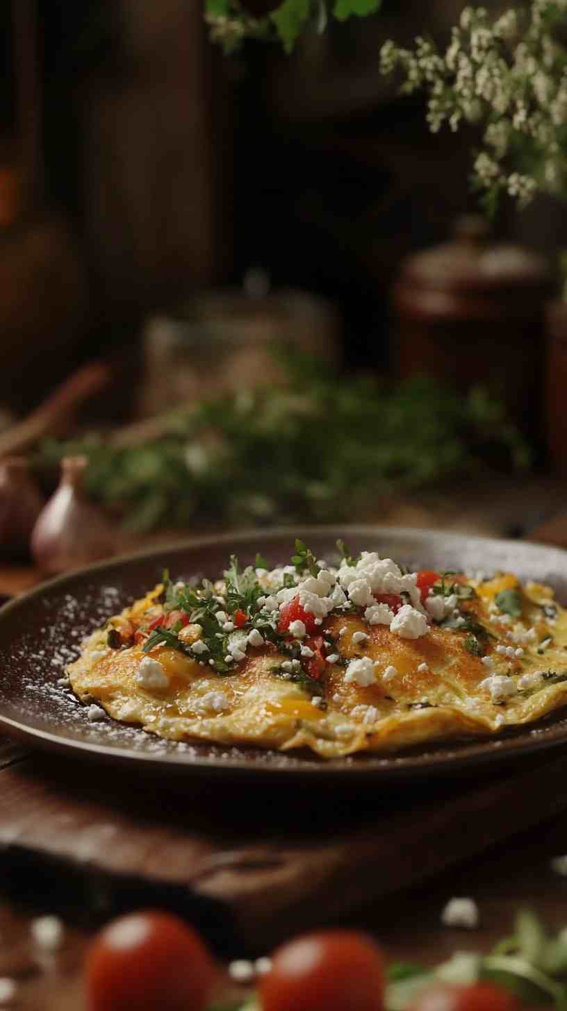 Low-Carb Veggie Omelette