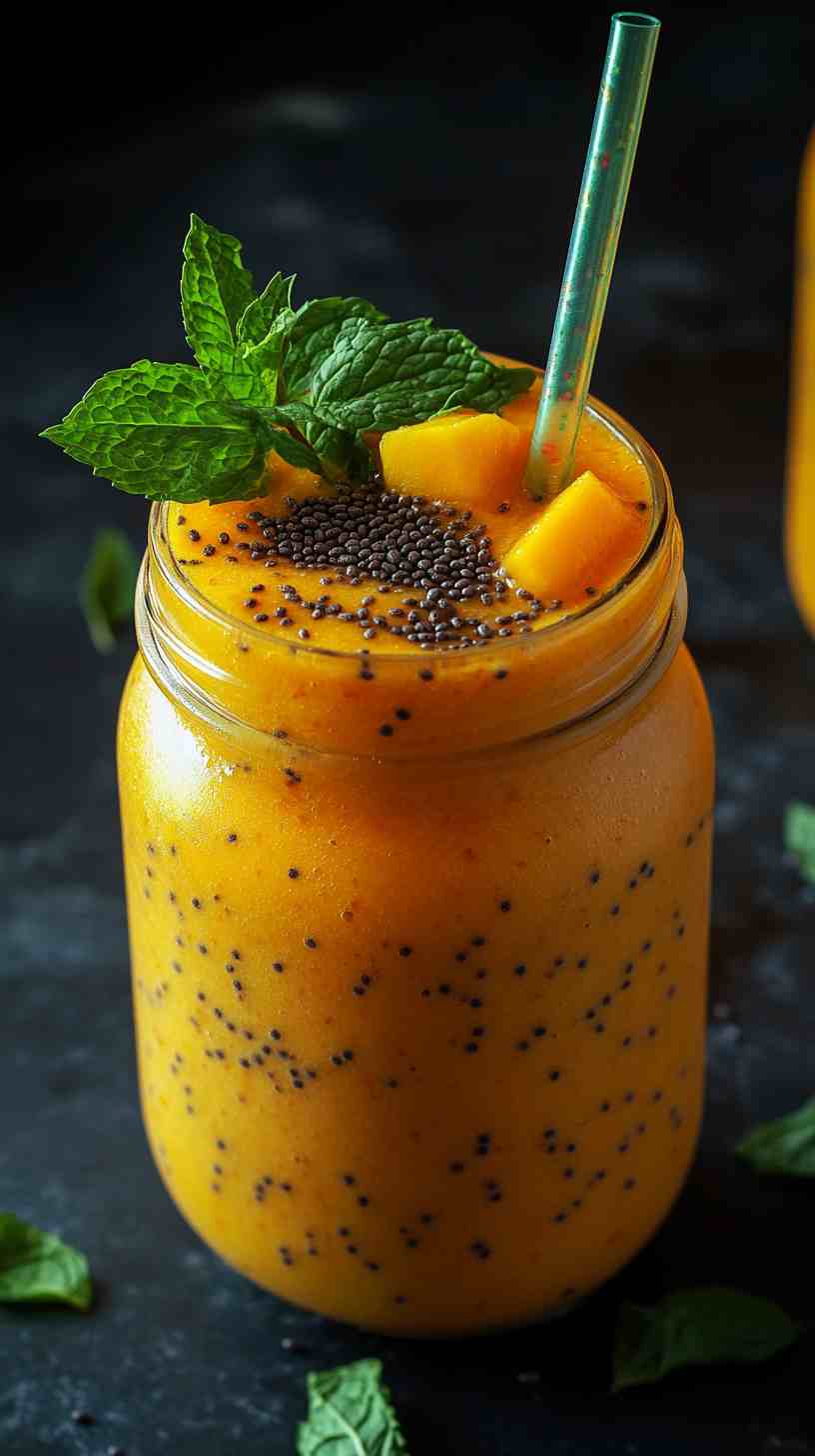 Mango Chia Superfood Smoothie