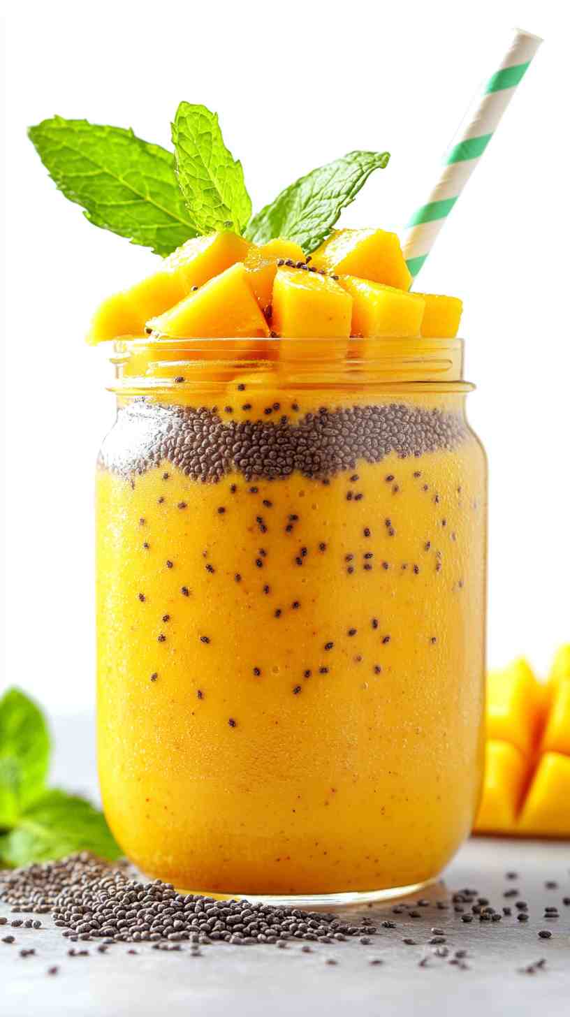 Mango Chia Superfood Smoothie