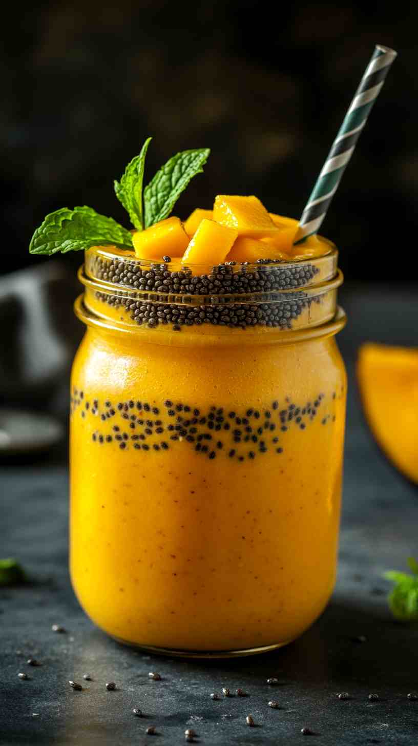 Mango Chia Superfood Smoothie