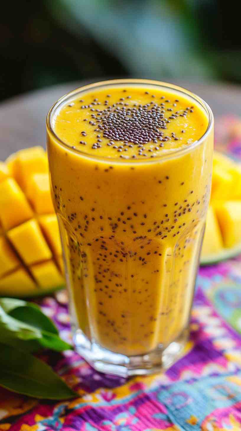 Mango Chia Superfood Smoothie