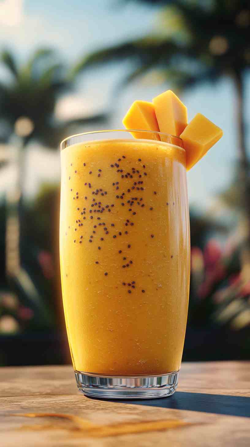 Mango Chia Superfood Smoothie