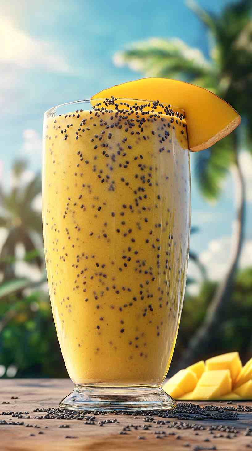 Mango Chia Superfood Smoothie