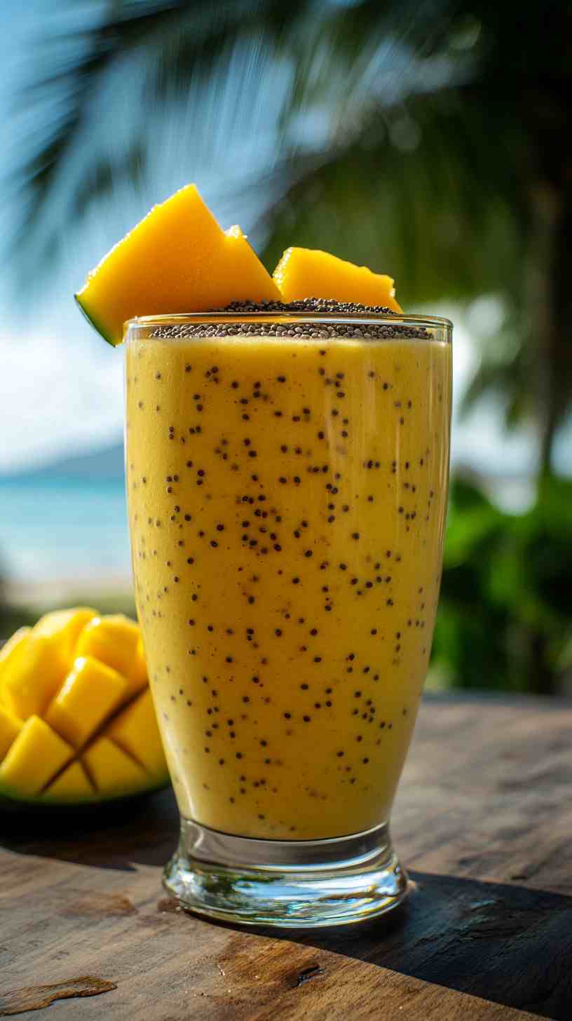 Mango Chia Superfood Smoothie
