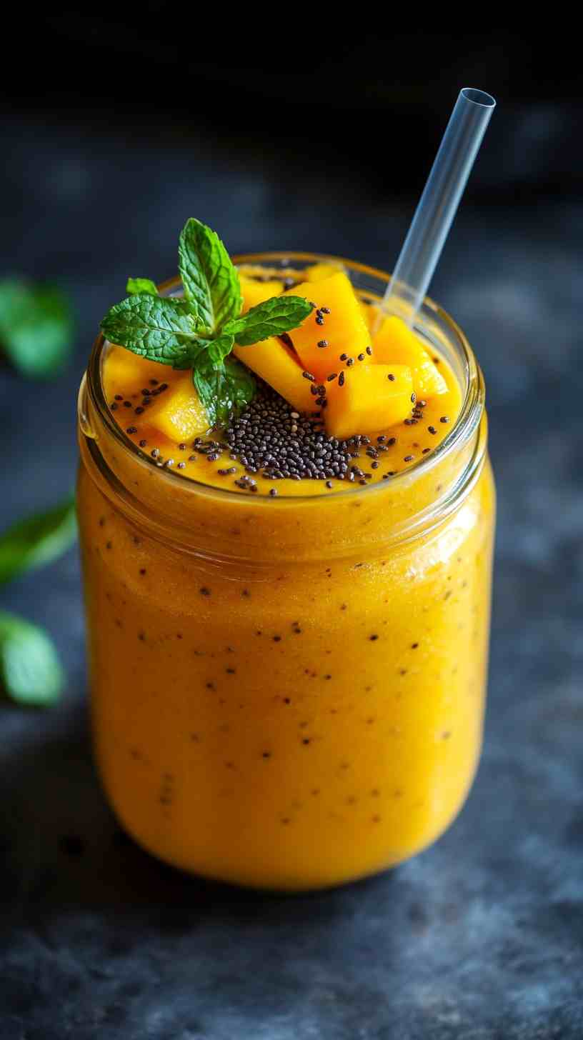 Mango Chia Superfood Smoothie