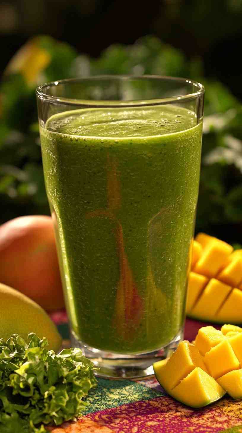 Mango Green Detox Smoothie