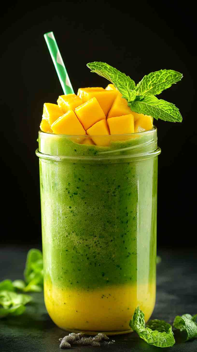Mango Green Detox Smoothie