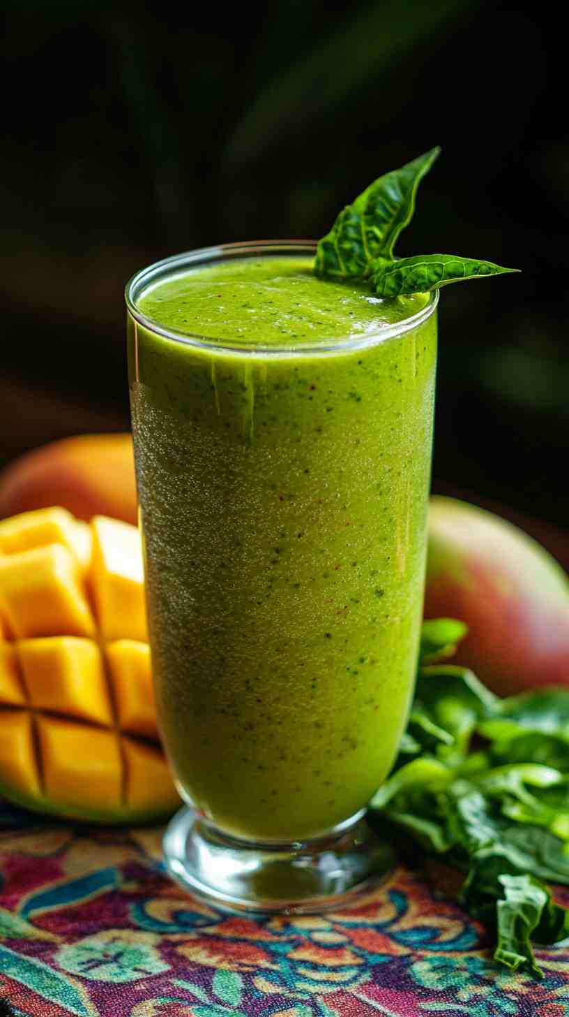 Mango Green Detox Smoothie