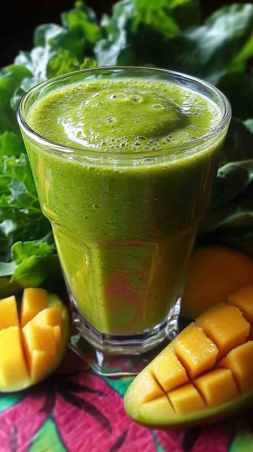 Mango Green Detox Smoothie