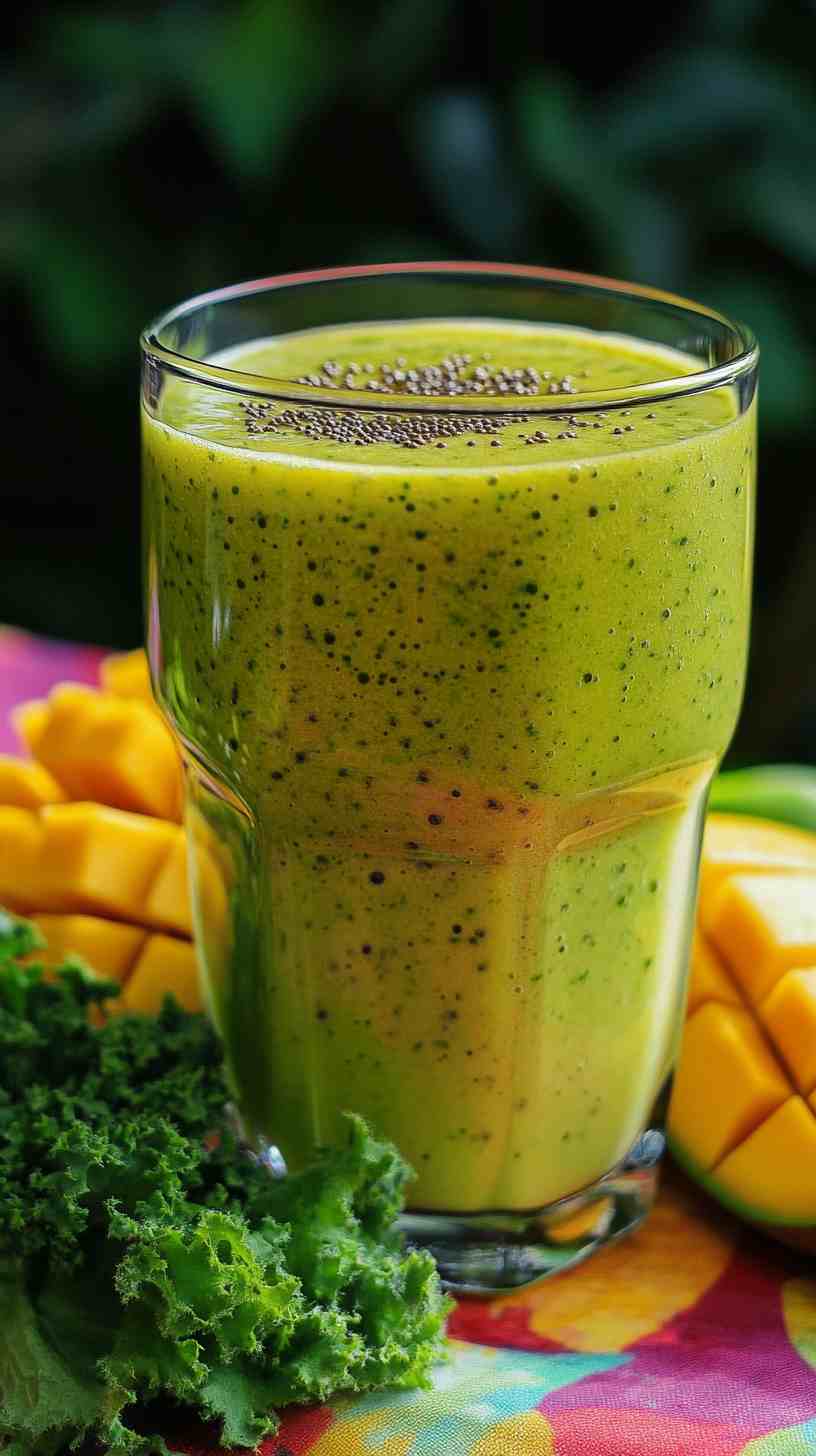 Mango Green Detox Smoothie