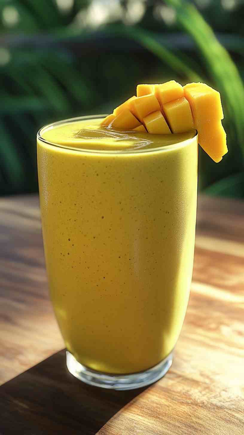 Mango Green Detox Smoothie