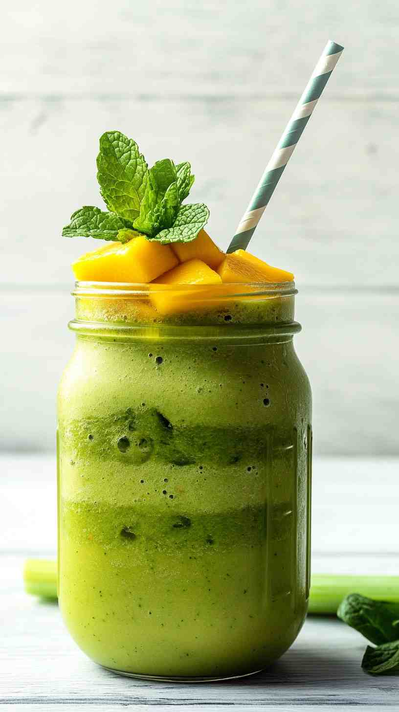 Mango Green Detox Smoothie