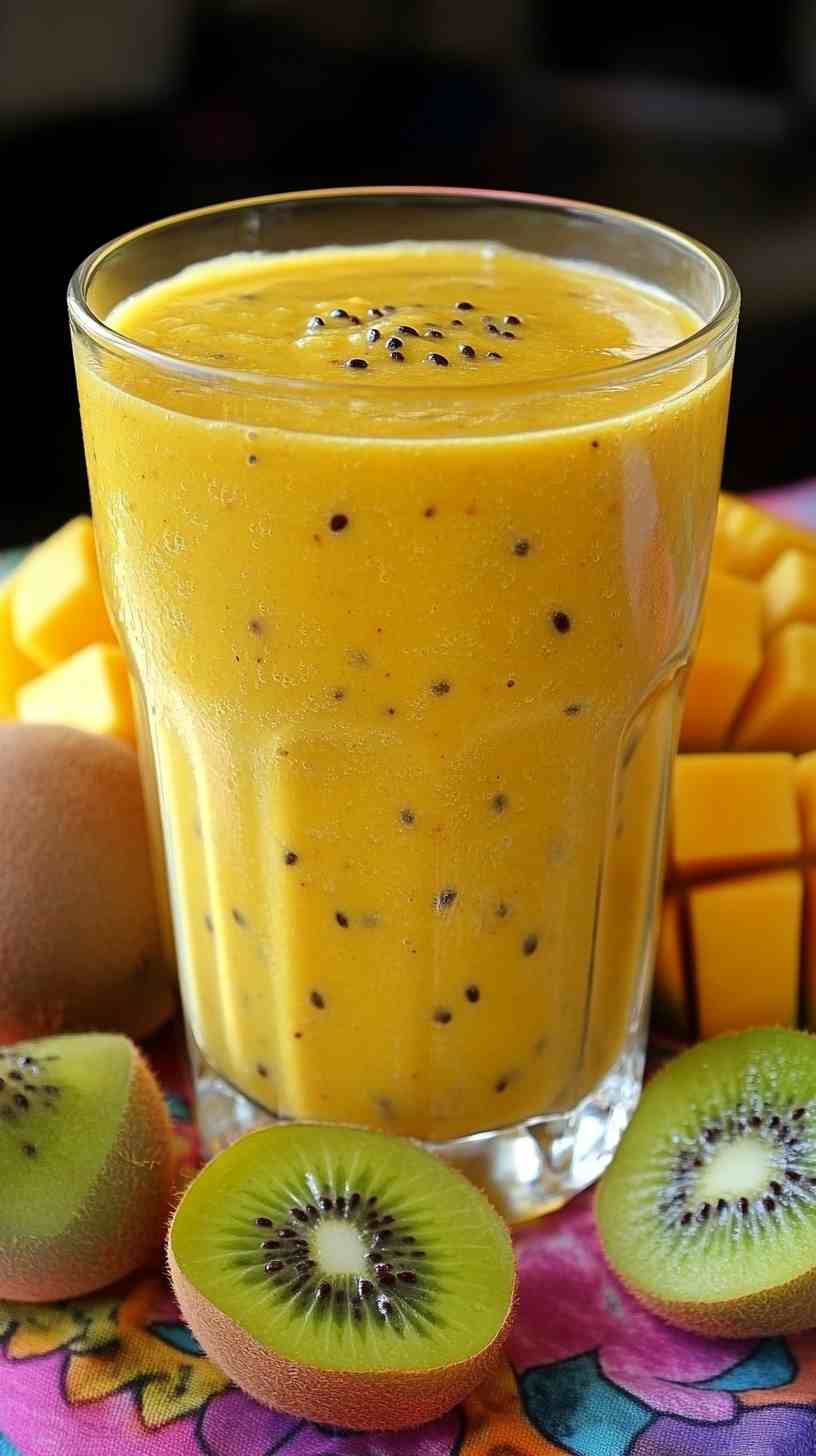 Mango Kiwi Boost Smoothie