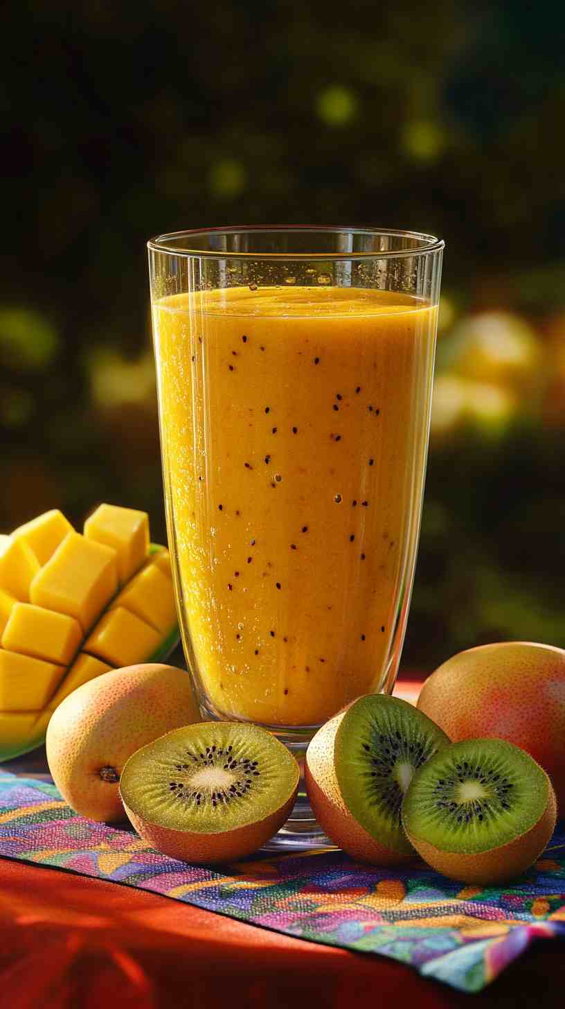 Mango Kiwi Boost Smoothie