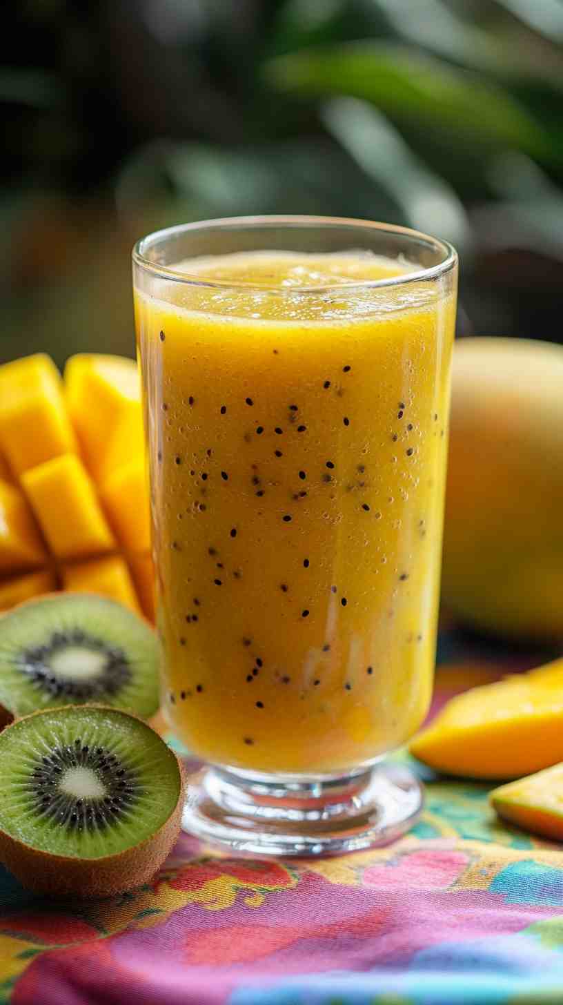 Mango Kiwi Boost Smoothie