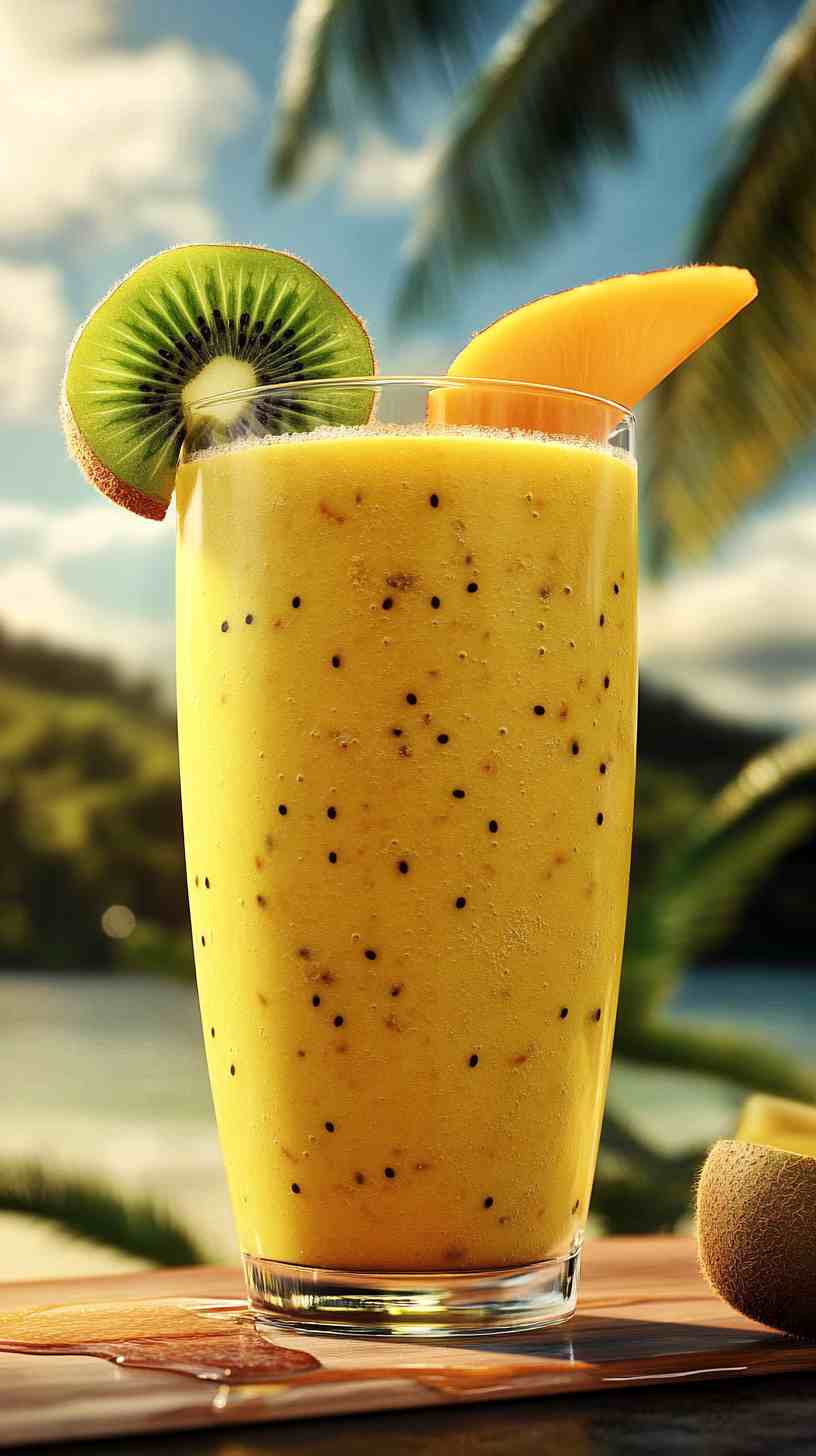 Mango Kiwi Boost Smoothie