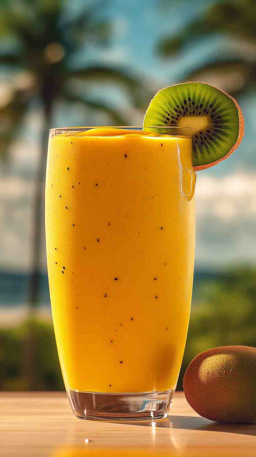 Mango Kiwi Boost Smoothie