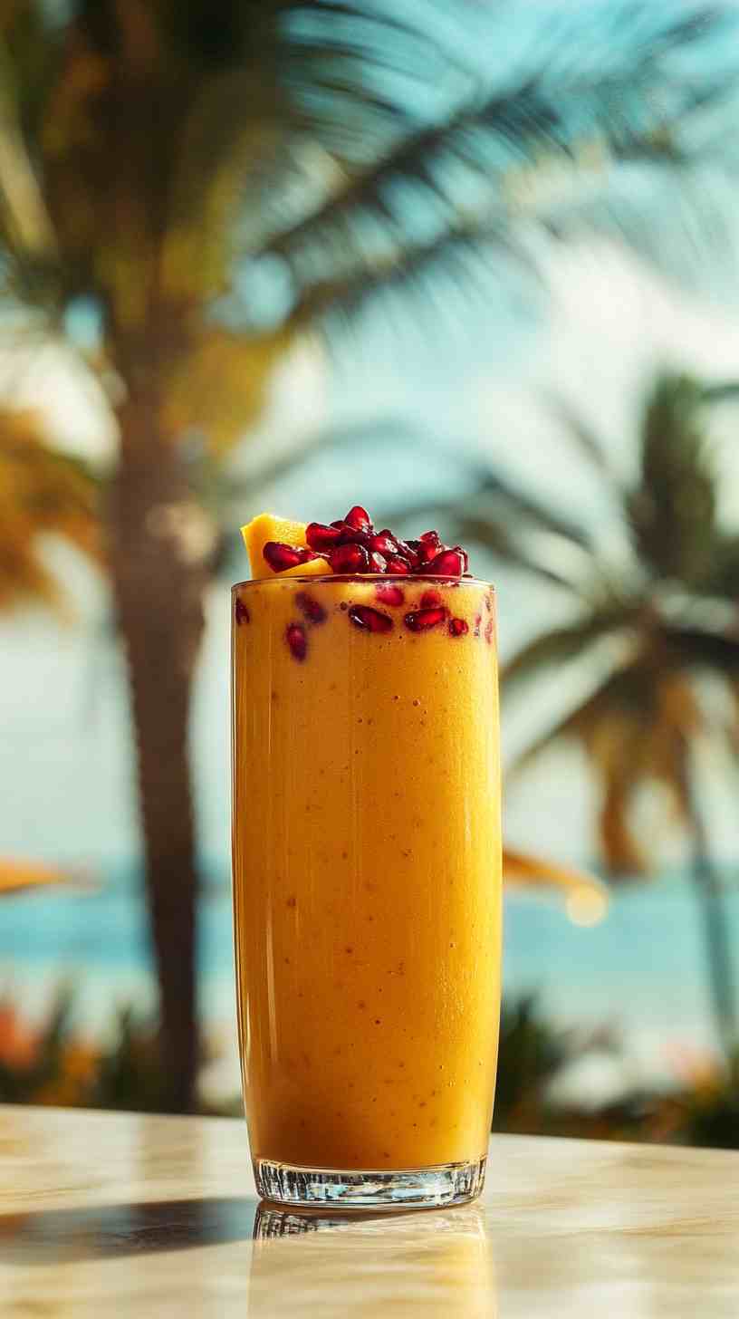 Mango Pomegranate Refresh Smoothie
