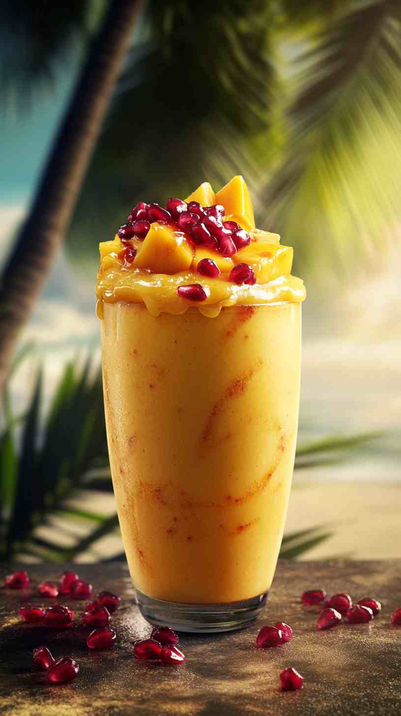 Mango Pomegranate Refresh Smoothie