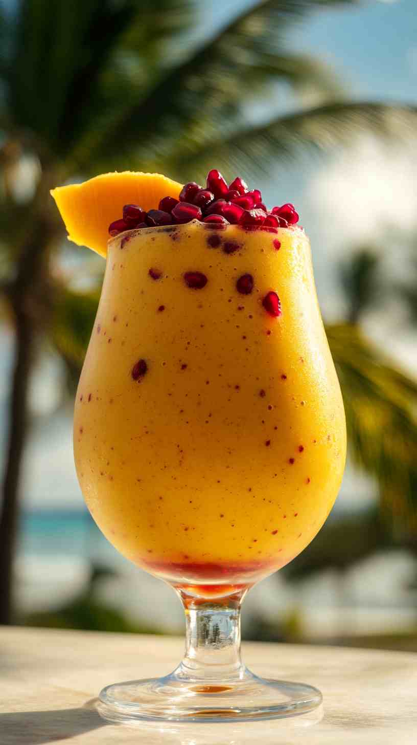 Mango Pomegranate Refresh Smoothie