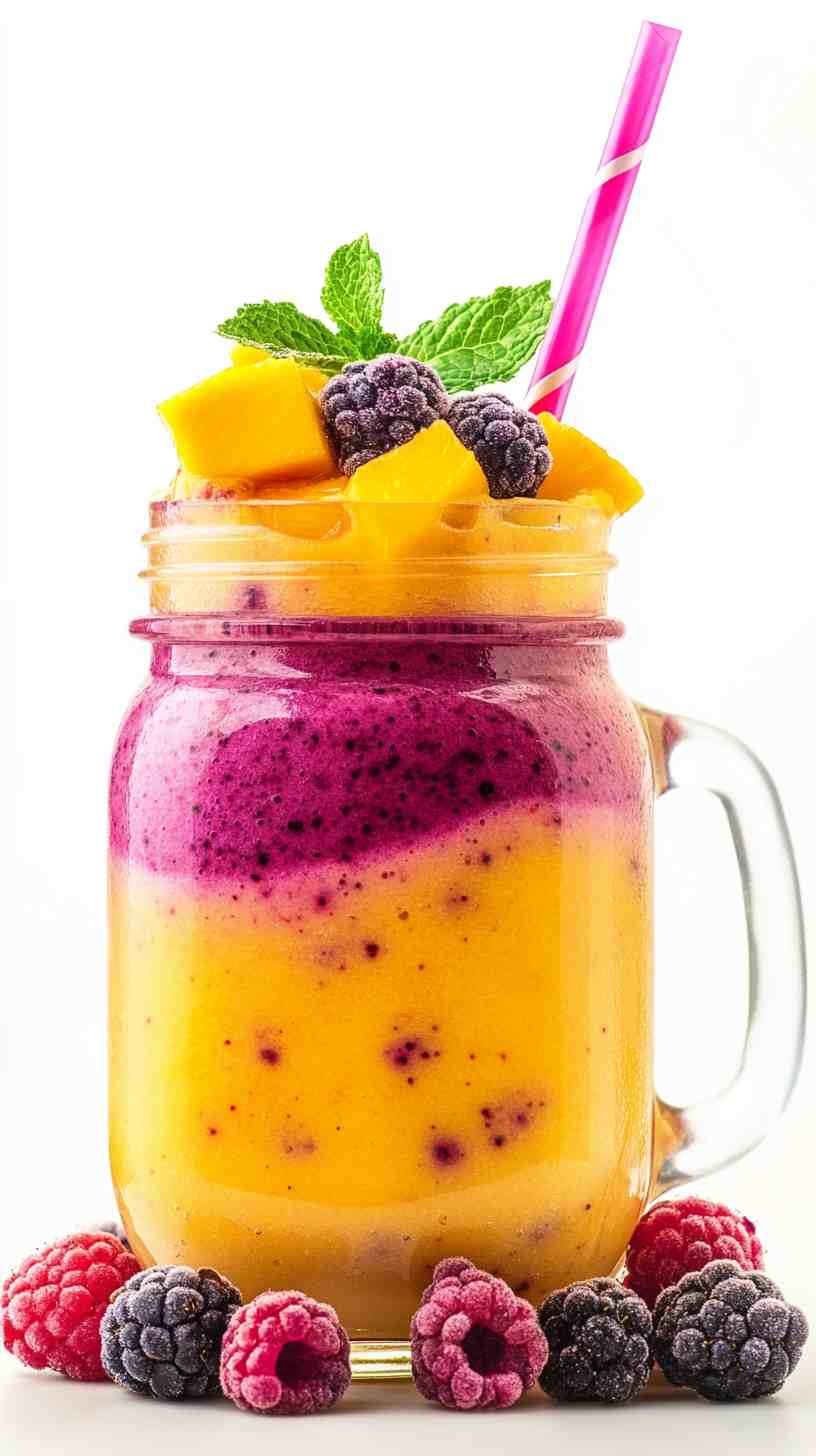 Mango and Berry Dream Smoothie