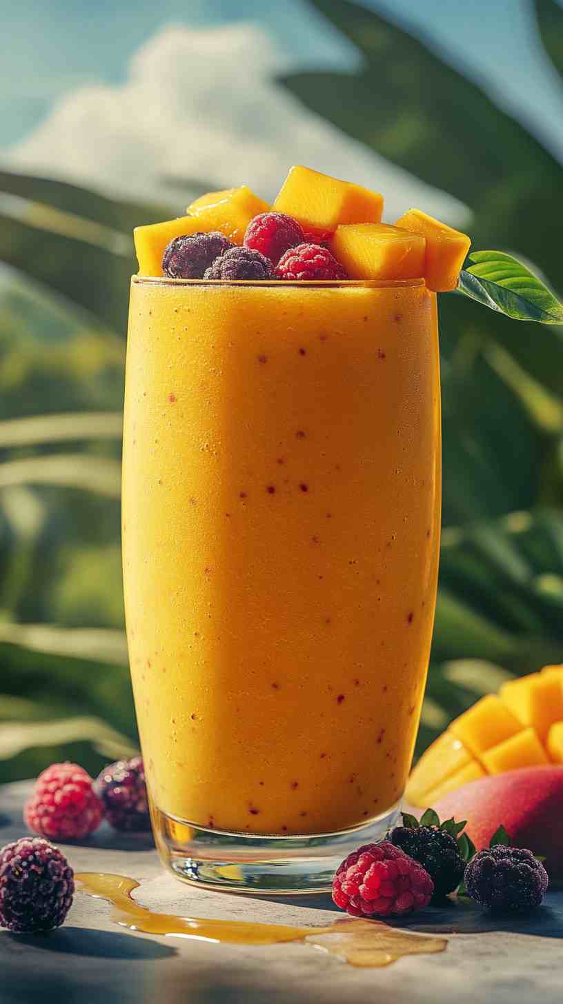 Mango and Berry Dream Smoothie