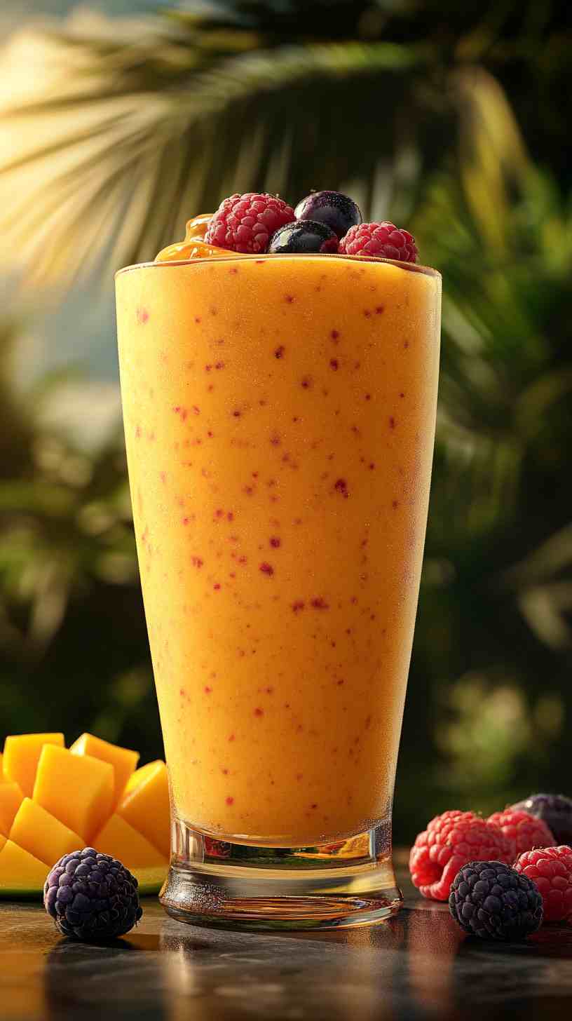 Mango and Berry Dream Smoothie