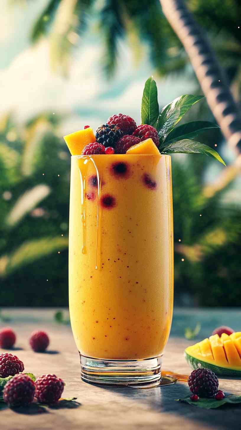 Mango and Berry Dream Smoothie