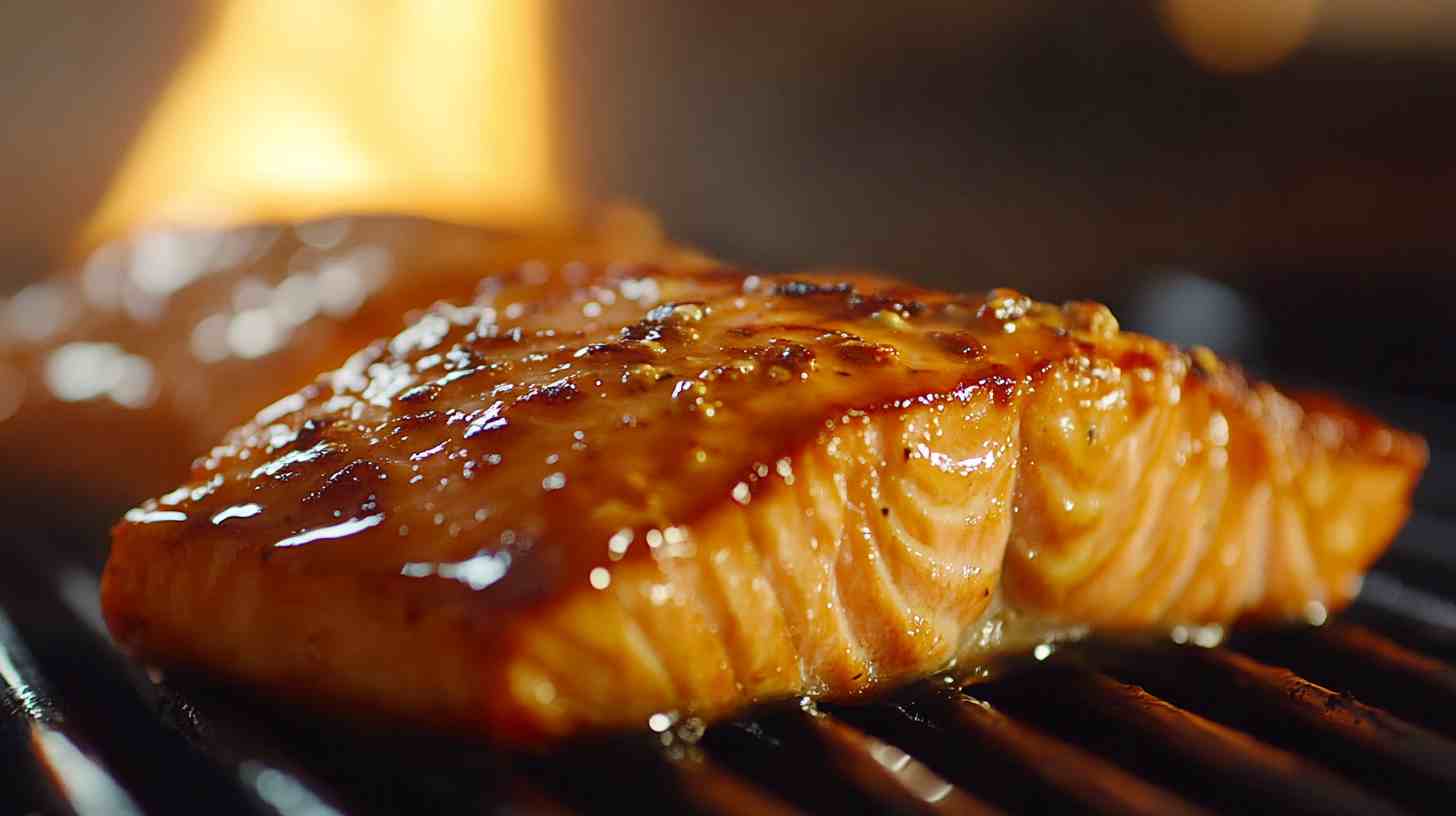 Maple Dijon Air Fryer Salmon