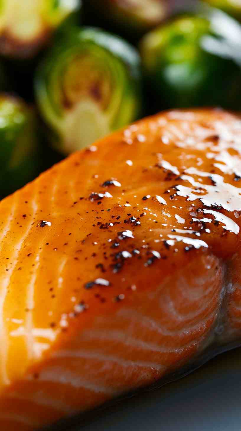 Maple Dijon Air Fryer Salmon