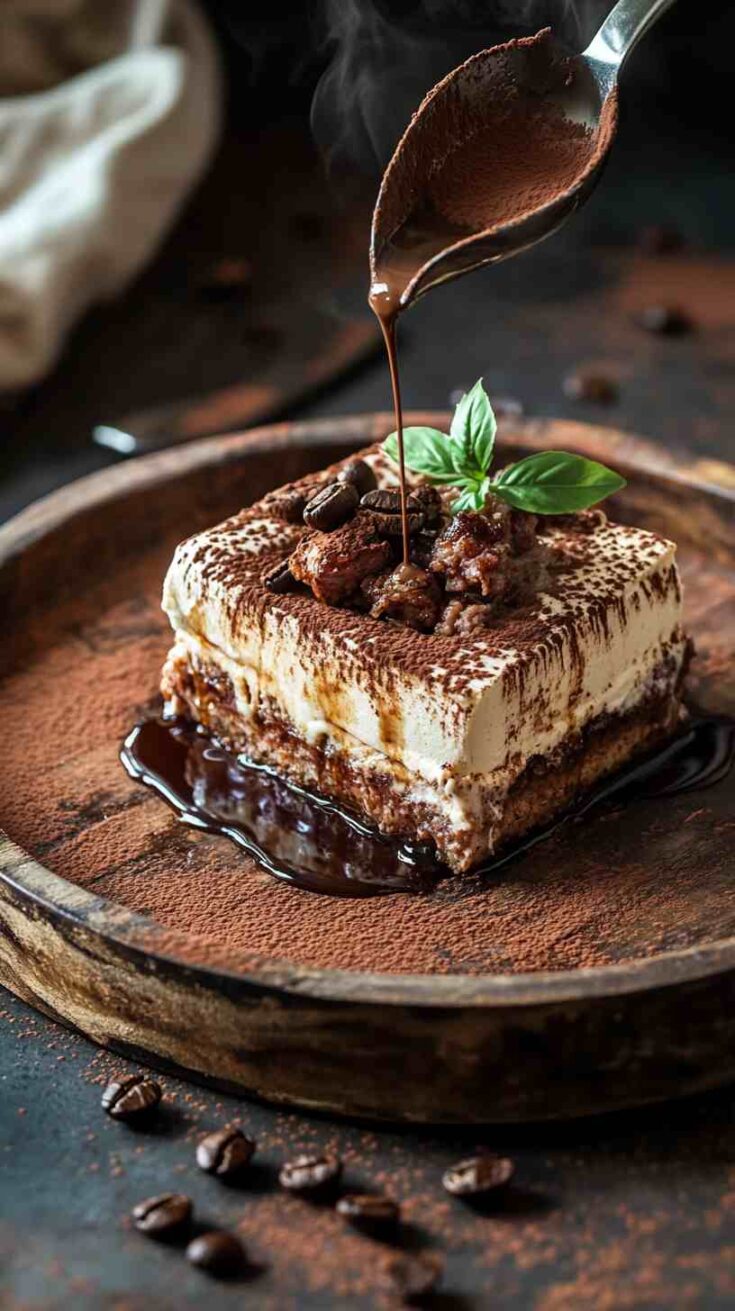 Meat-Lover’s Tiramisu with Espresso-Braised Pork