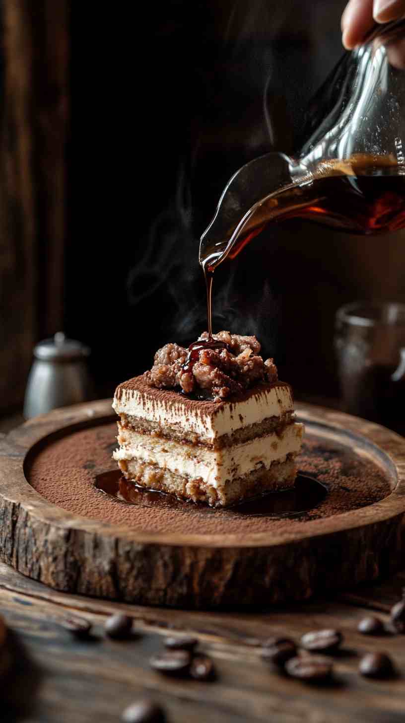 Meat-Lover’s Tiramisu with Espresso-Braised Pork