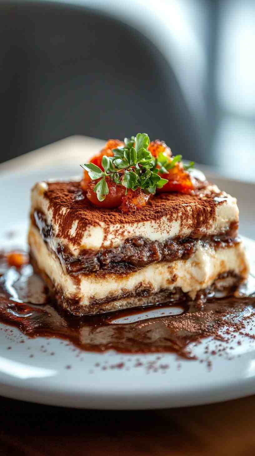 Meat-Lover’s Tiramisu with Espresso-Braised Pork
