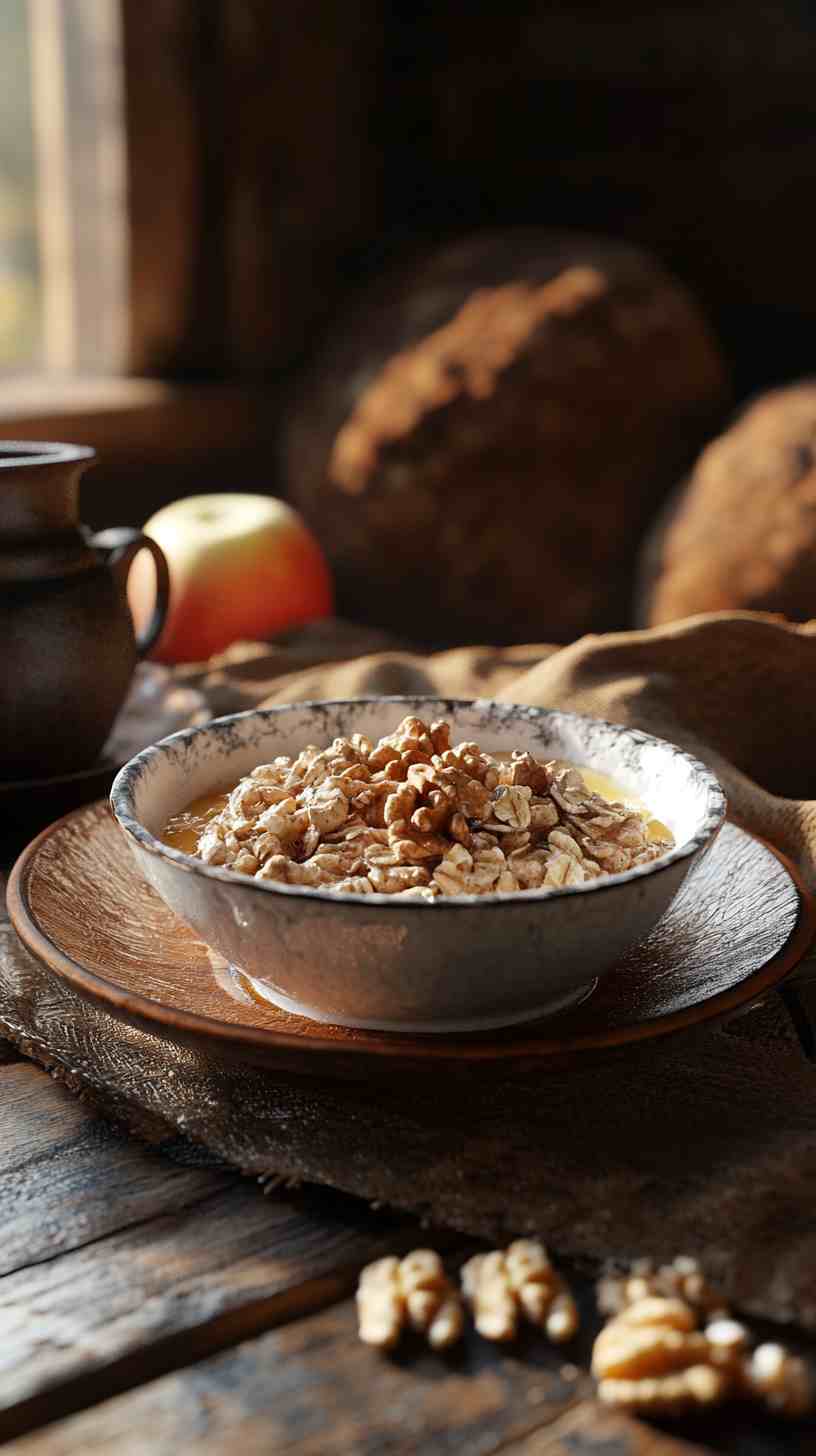 Oatmeal with Apple and Cinnamon