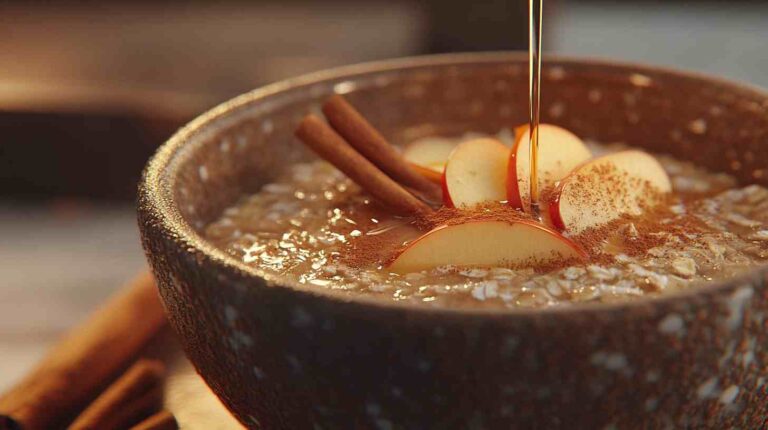 Oatmeal with Apple and Cinnamon