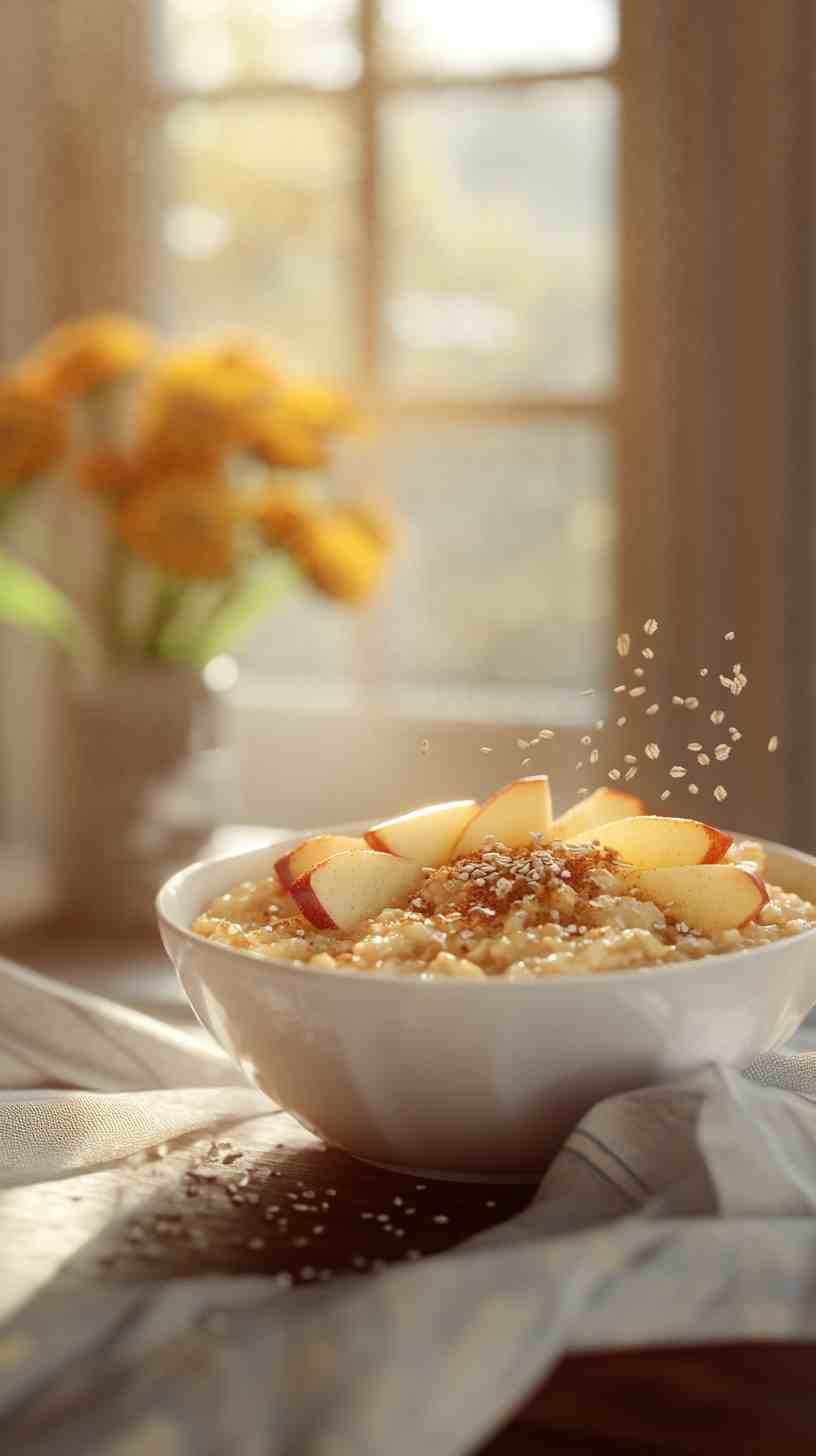 Oatmeal with Apple and Cinnamon