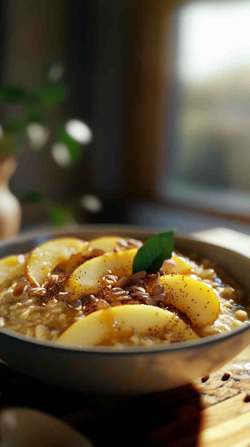 Oatmeal with Apple and Cinnamon