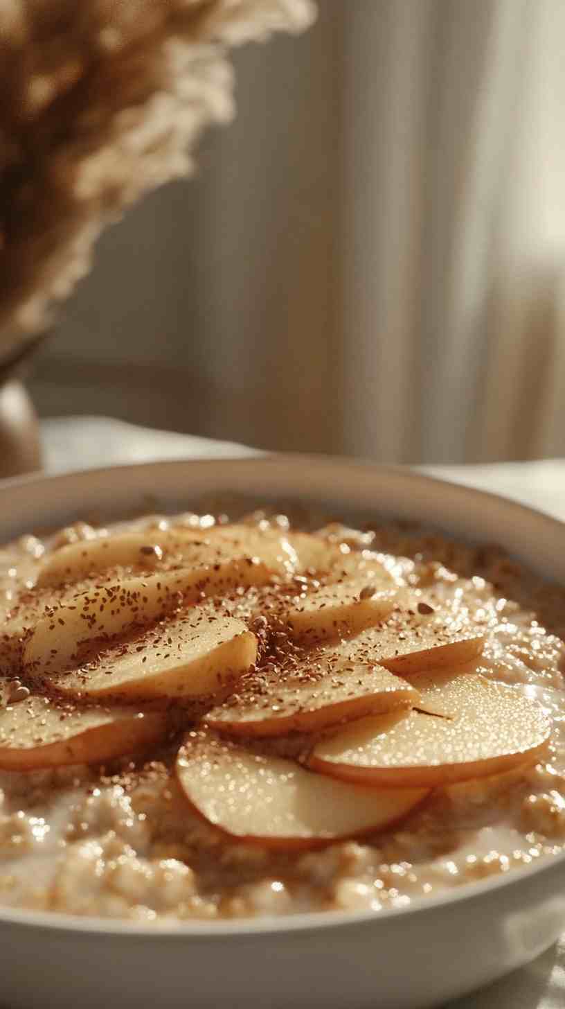 Oatmeal with Apple and Cinnamon