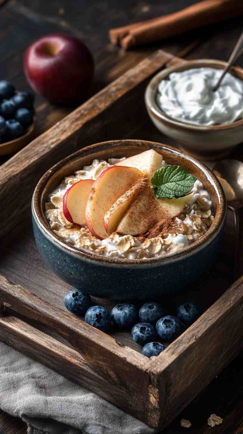 Oatmeal with Apple and Cinnamon