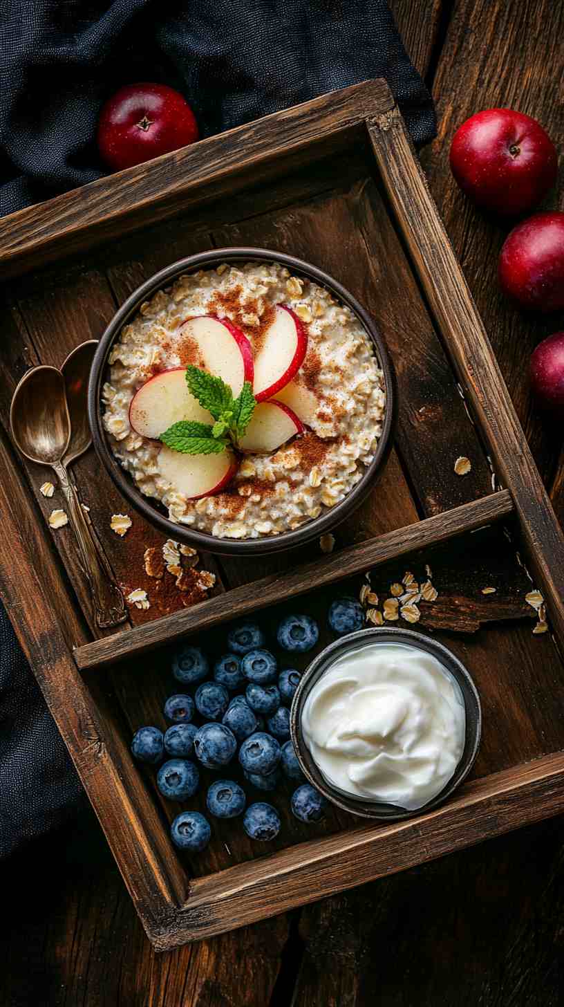 Oatmeal with Apple and Cinnamon