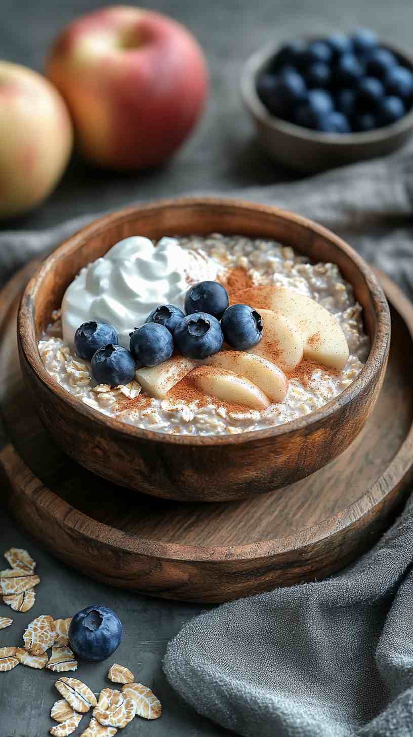 Oatmeal with Apple and Cinnamon