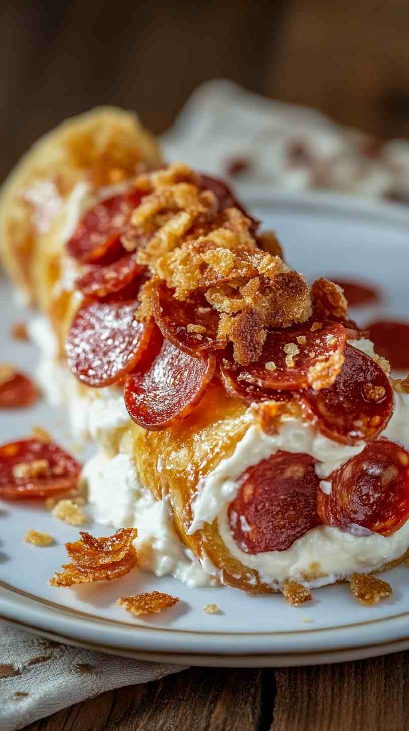 Pepperoni-Stuffed Cannoli