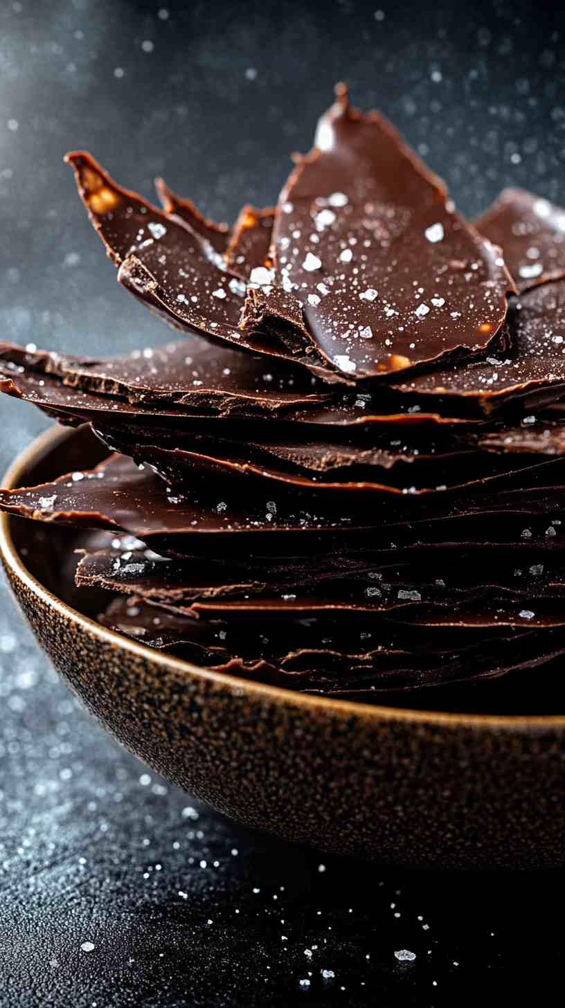 Pork Crackling Chocolate Bark