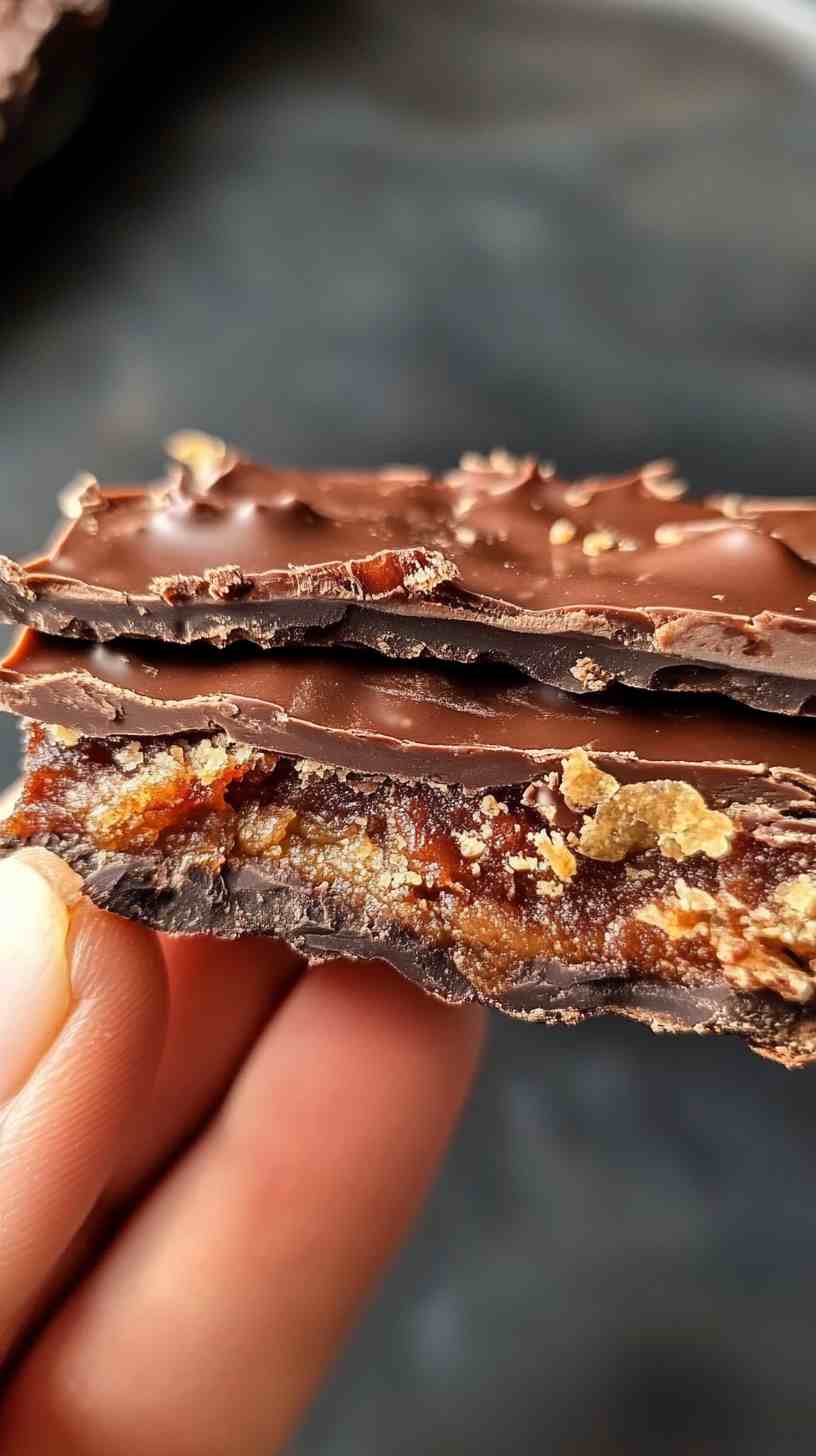 Pork Crackling Chocolate Bark
