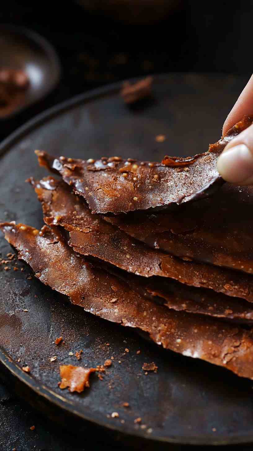 Pork Crackling Chocolate Bark