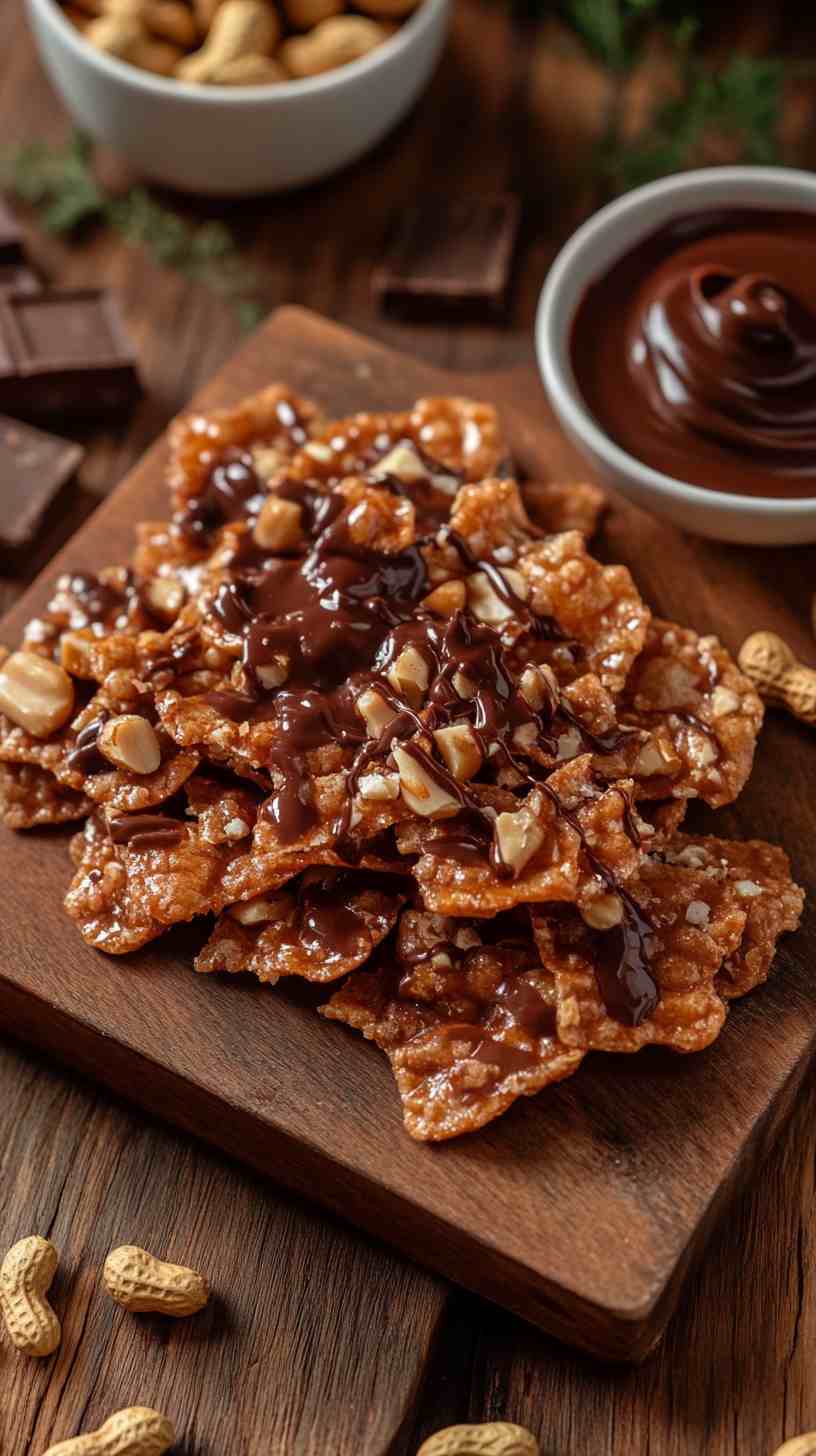 Pork Crackling Peanut Brittle