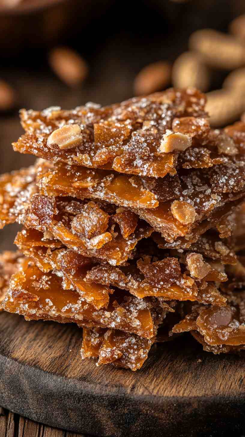 Pork Crackling Peanut Brittle